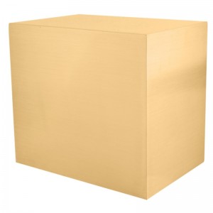 Urne en cuivre brossé